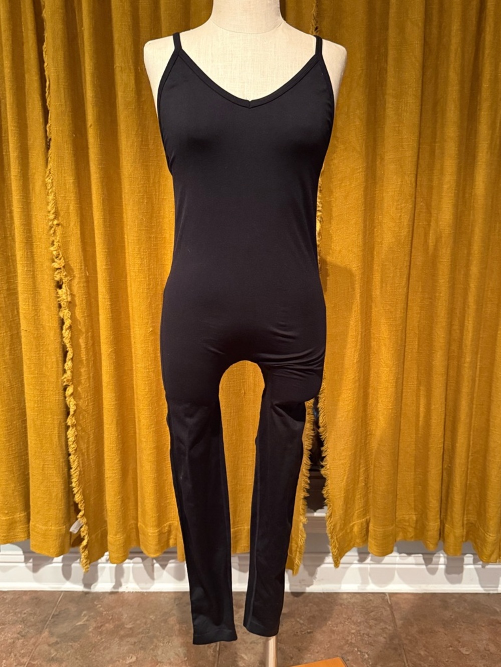 Black Spaghetti Strap Jumpsuit